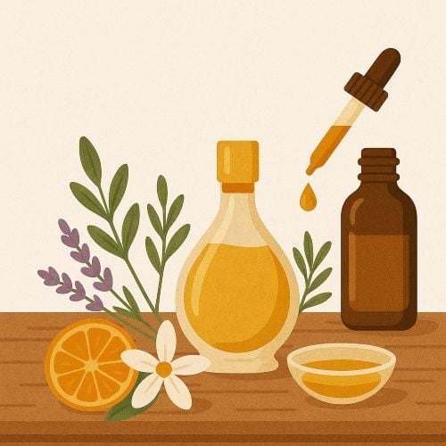 Evde Uçucu Yağlarla Doğal Aromaterapi Parfümü Yapımı