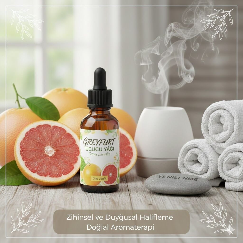 Greyfurt Uçucu Yağı (Citrus paradisi): Faydaları, Etkileri ve Güvenli Kullanımı