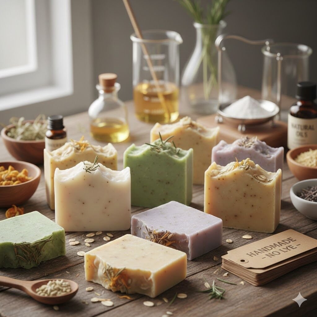 Kostiksiz Sabun Yapımı: Evde Doğal ve Güvenli Yöntemler