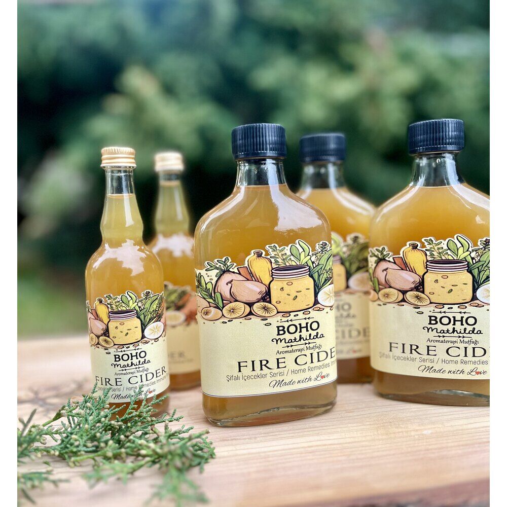 Fire Cider Şifalı İçecek (Hırsız Sirkesi)