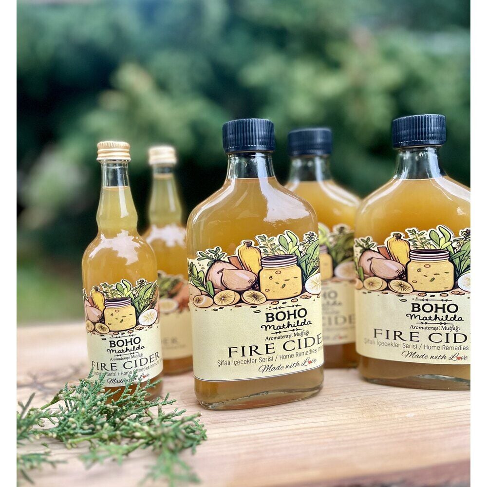 Fire Cider Şifalı İçecek (Hırsız Sirkesi)