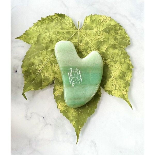 Aventurin Gua Sha Yüz Masaj Doğal Taşı