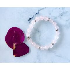 Çakra Bilekliği Pembe Kuvars
