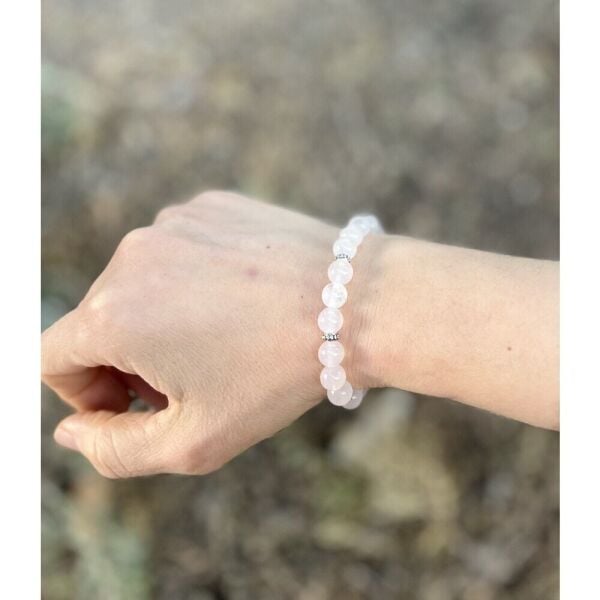 Çakra Bilekliği Pembe Kuvars