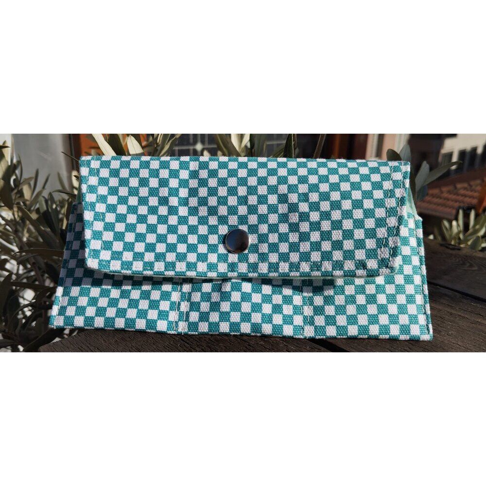 Organizer Uçucu Yağ Çantası Yeşil Desenli