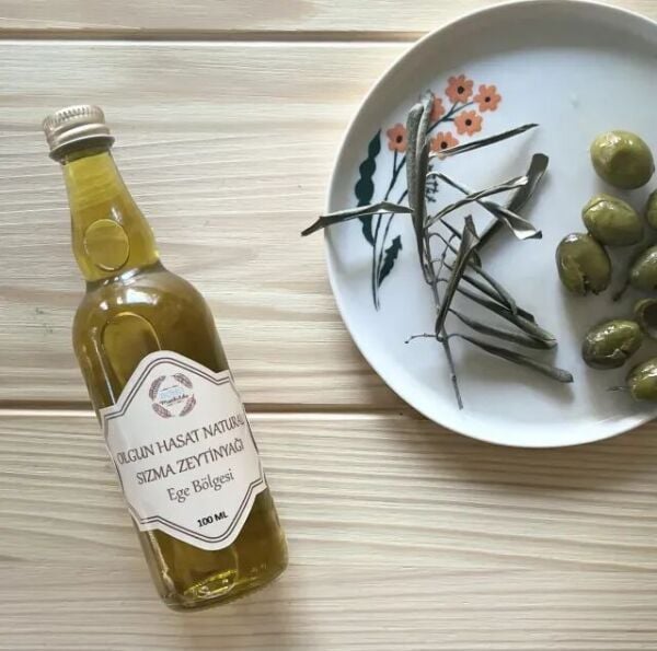 Natural Sızma Zeytinyağı 100 ML Cam Şişe