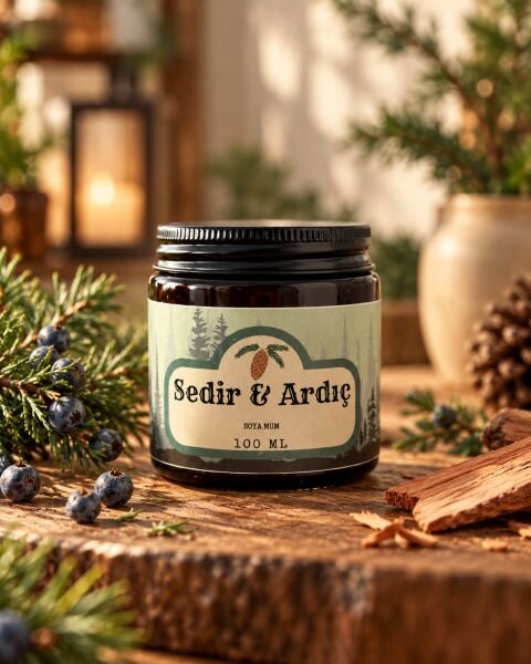 Sedir & Ardıç Soya Mum