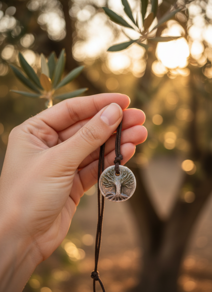 Ölmez Ağaç Seramik Kolye